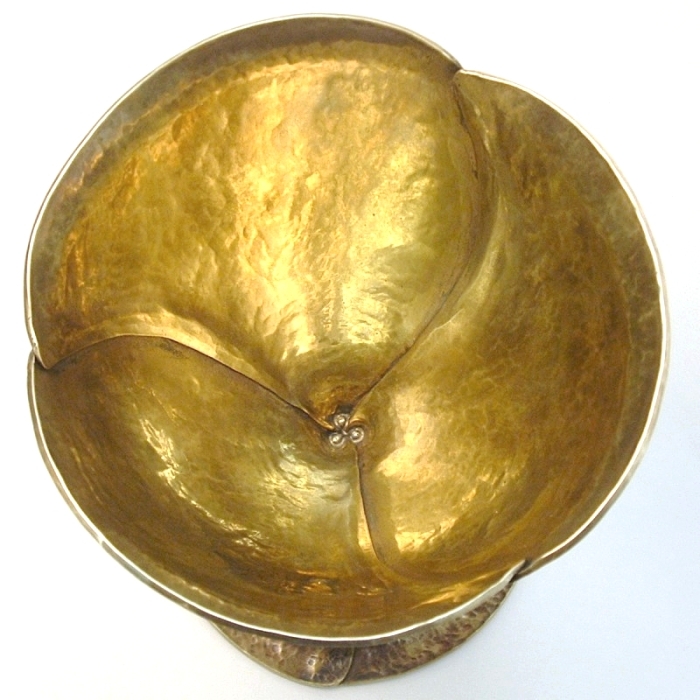 Handcrafted Brass Goblet, by Metalsmith Steve Shelby