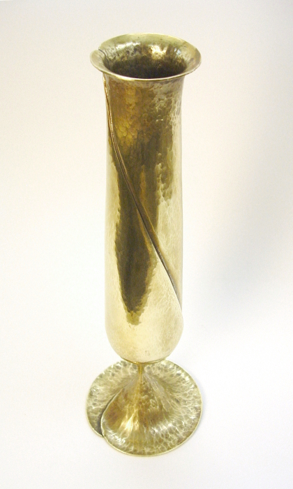 Handcrafted Brass Bud Vase, by Metalsmith Steve Shelby