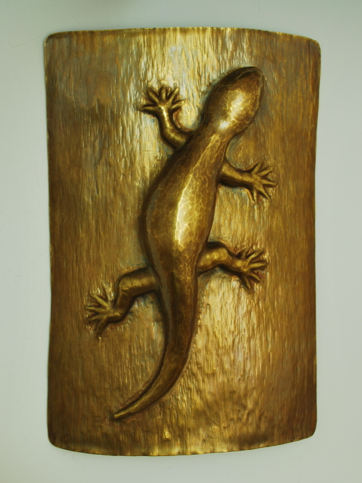 Lizard Wall Sculpture by Steve Shelby