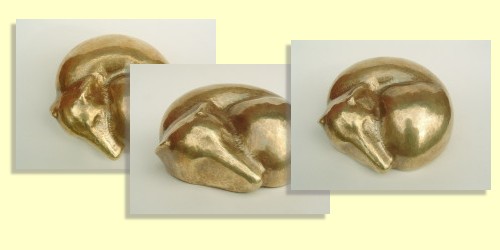 Greyhound Sculpture by Steve Shelby
