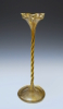 Handcrafted Brass Tall Candle Holder
                by Metalsmith Steve Shelby