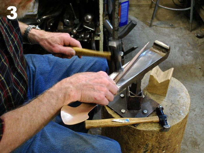3. Finishing up forming the tube (spiculum).